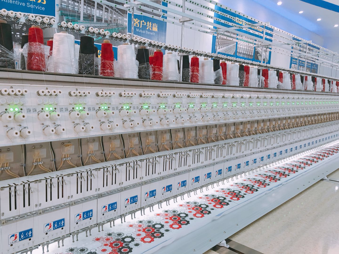 Двойные иглы 176 возглавляют вышивку machine.jpg шнурка 2 дюймов