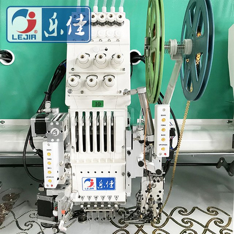 Плоская машина вышивки с твиновским приспособлением Sequin, поставщиком обслуживания машины вышивки