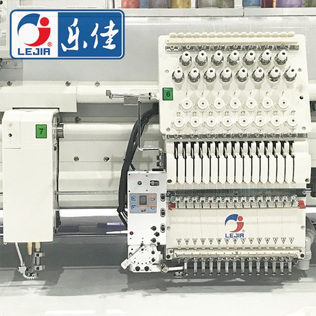 15 игл плоско высокоскоростных с машиной вышивки вырезывания лазера Chainstitch 4 цветов, поставщиком машины вышивки высокого качества